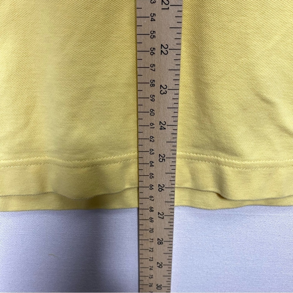 Barbour polo men’s shirt XXL pale yellow spring Easter Summer golf - Picture 5 of 6